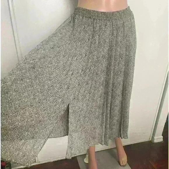 Joe fresh sexy cocktail party pleated skirt excellent condition  S M - Picture 4 of 7